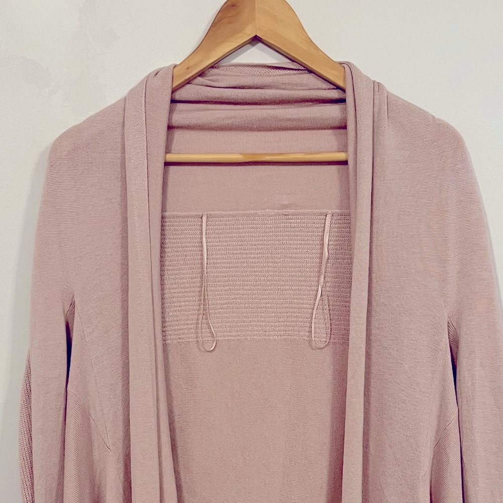 Lululemon Cashlu Knit Wrap Pink Bliss - Picture 9 of 15